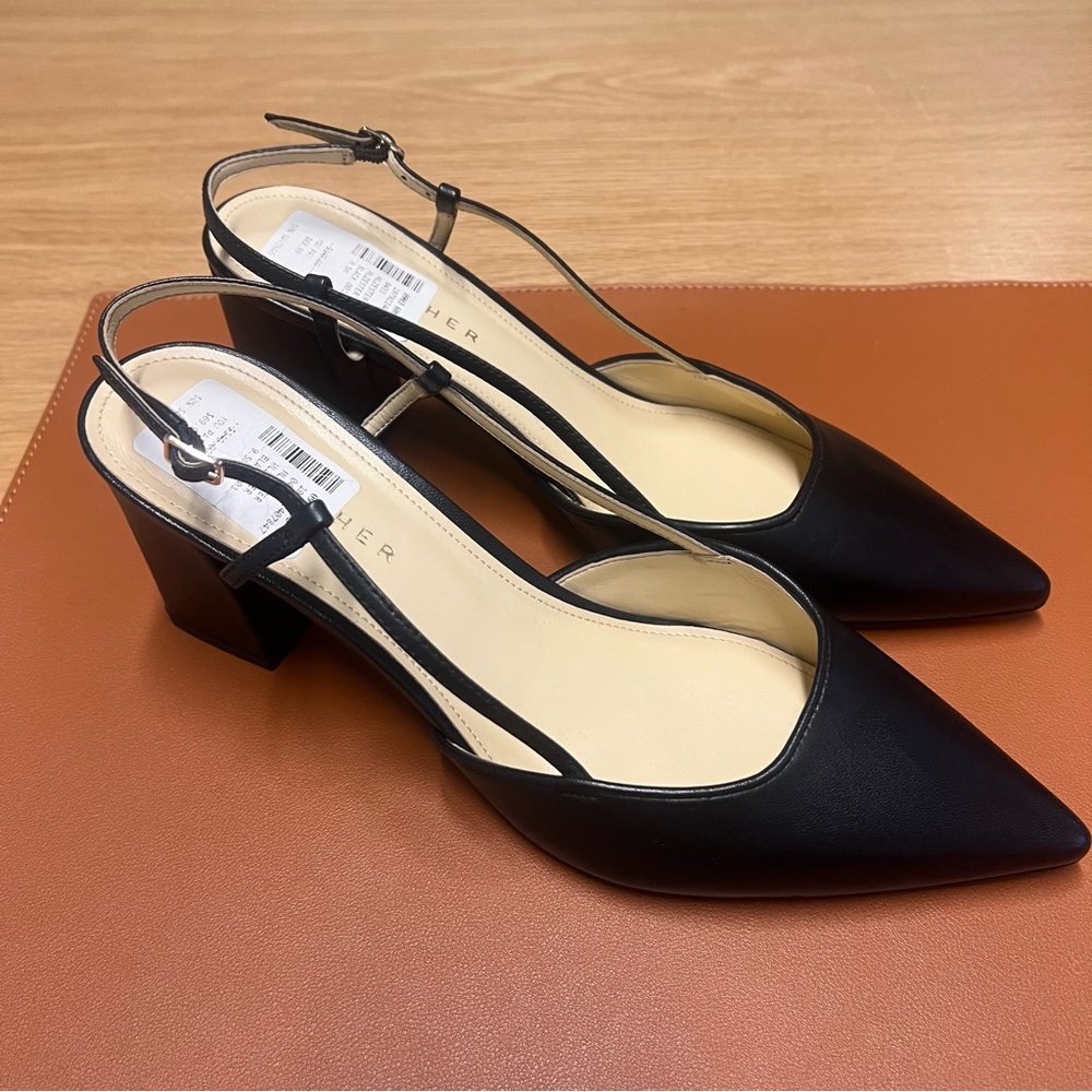 Marc Fisher Black Heels Size 9.5
